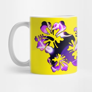 Hibiscus Trio - Purple Mug